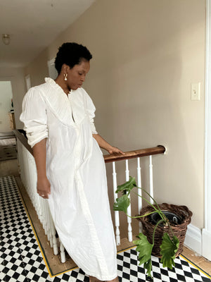 Edwardian-ish Cotton Dress
