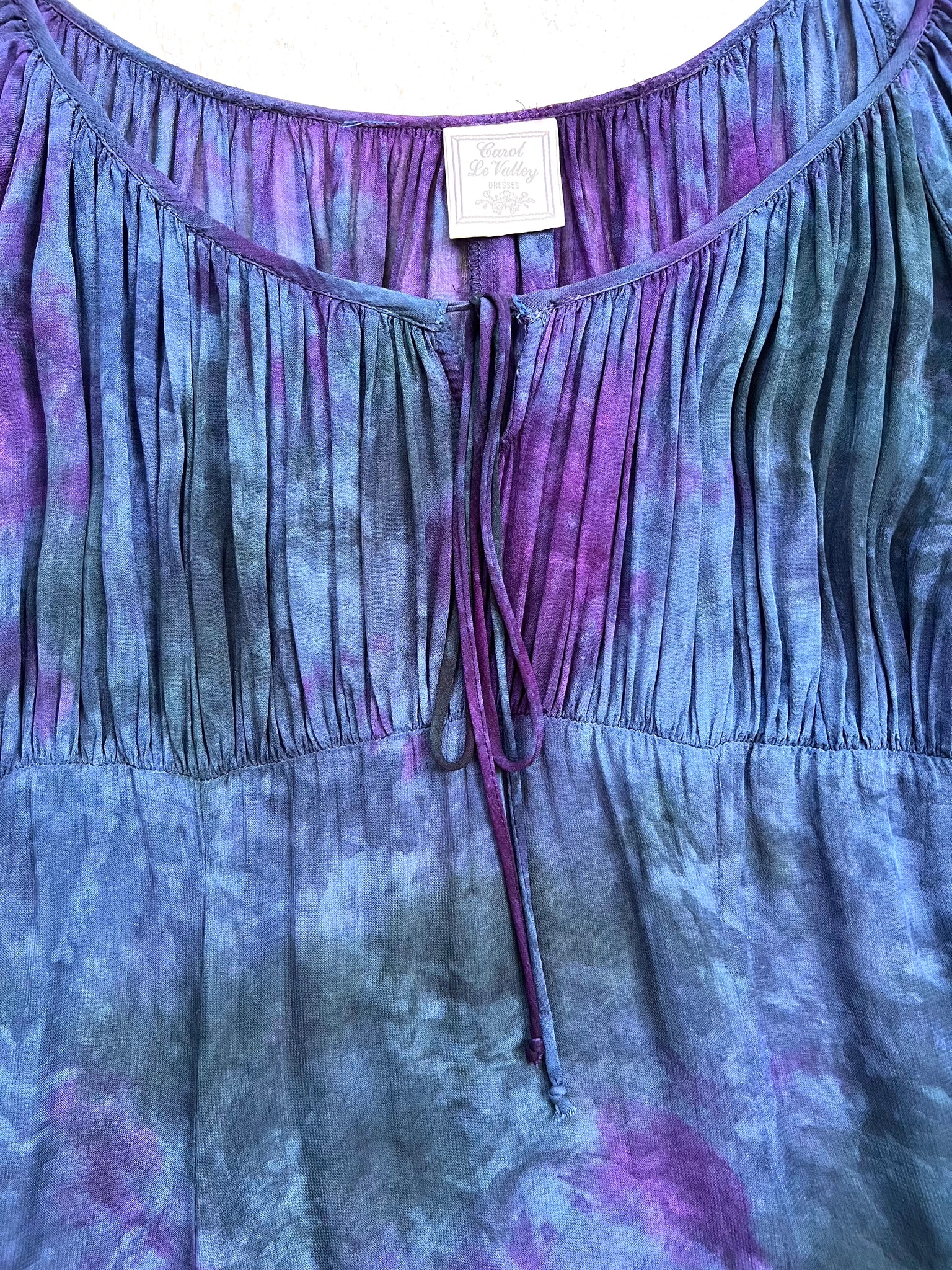 Sheer Indigo Boho Dress