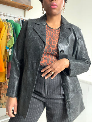 Python Suede Blazer