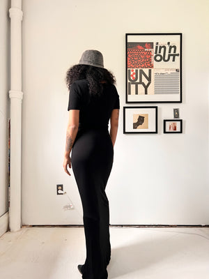 Black Maxi T-shirt Dress
